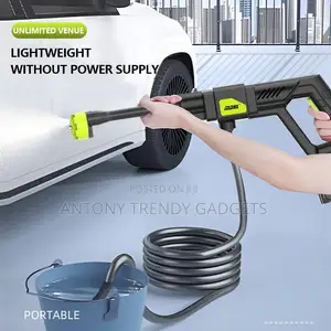 Electric Car Washer – Cordless Jet Cleaner With Hose