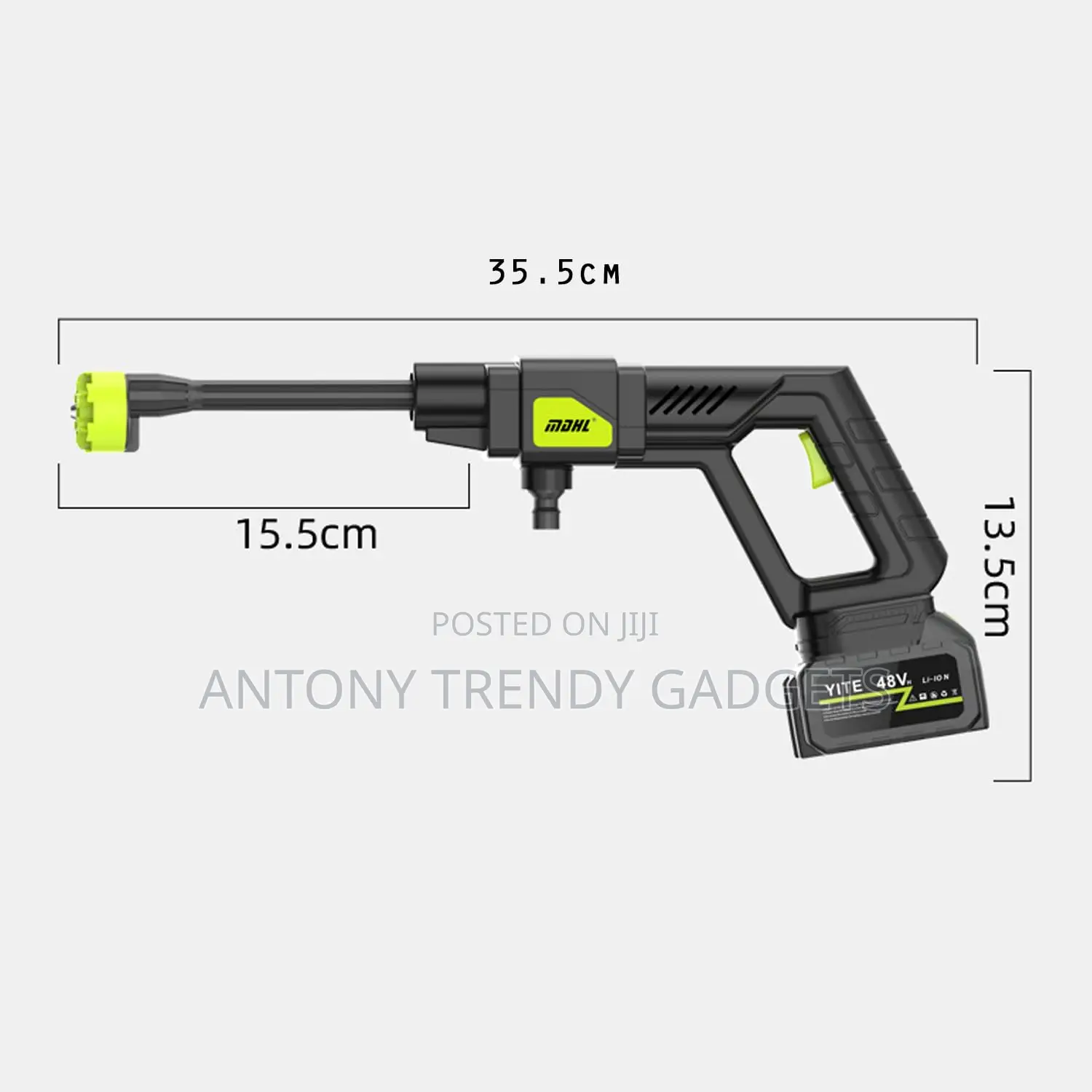 Multi-Use Jet Washer – Cordless Rechargeable Kit
