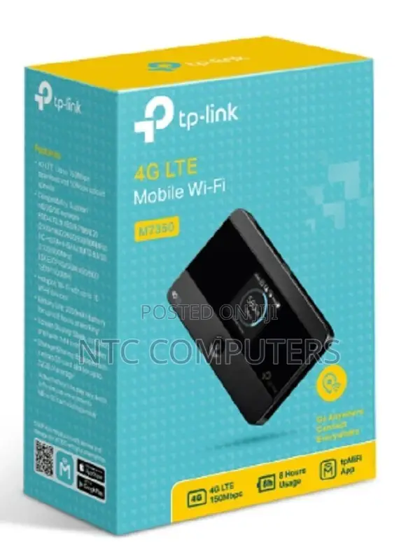 Tp-Link 4g Lte-Advanced Mobile Wi-Fi Router – Tl-M7350