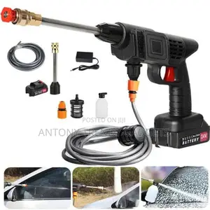 Electric Pressure Washer Gun – Portable 24v With Battery