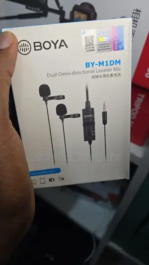 Boya Lavalier Mic by-M1dm – 2 Mics, 4m Cable, 3.5mm Jack