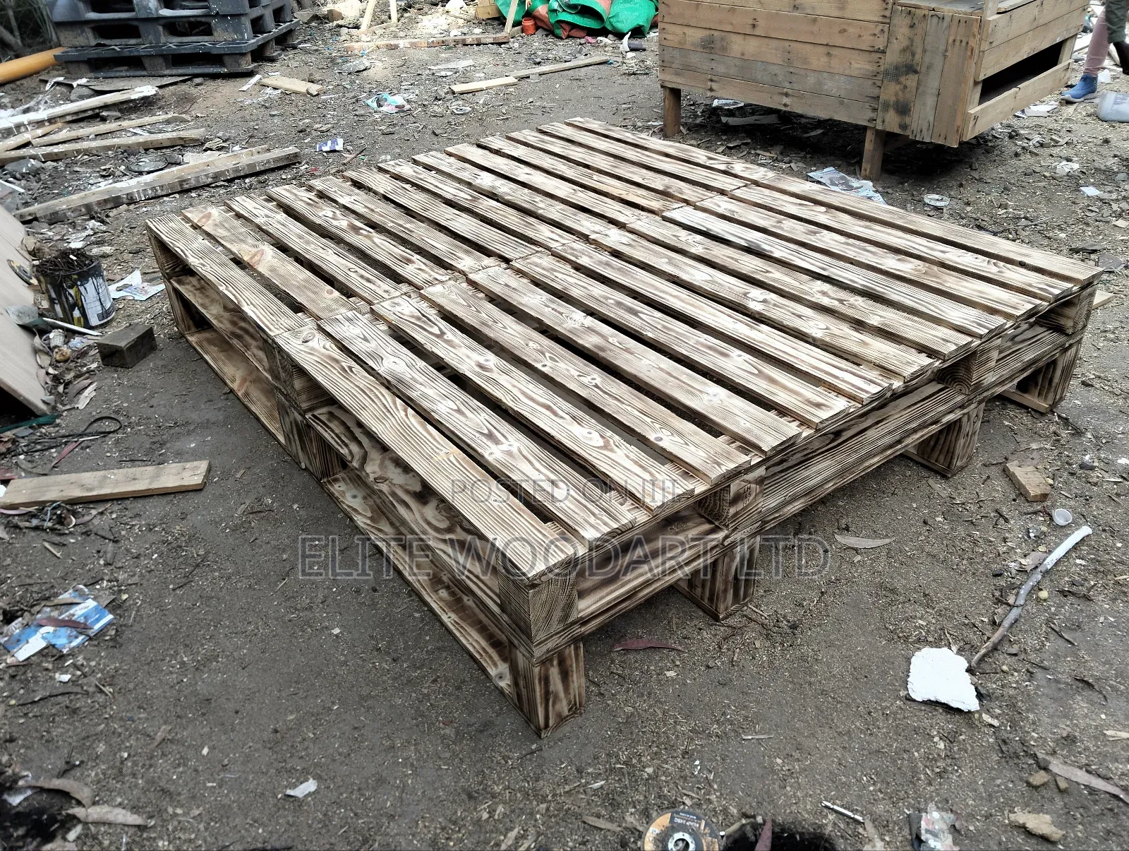 Elegant Rustic Bed 5x6
