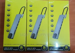Usb Type C 8 in One Hub/ Multifunctional Adapter