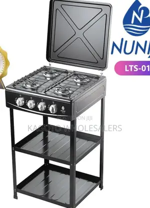 Nunix Full Gas Cooker With Shelves