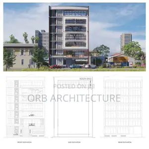 Commercial Ground Floor + Apartment Architectural Layout