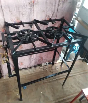 Four Stand Two Burner Gas