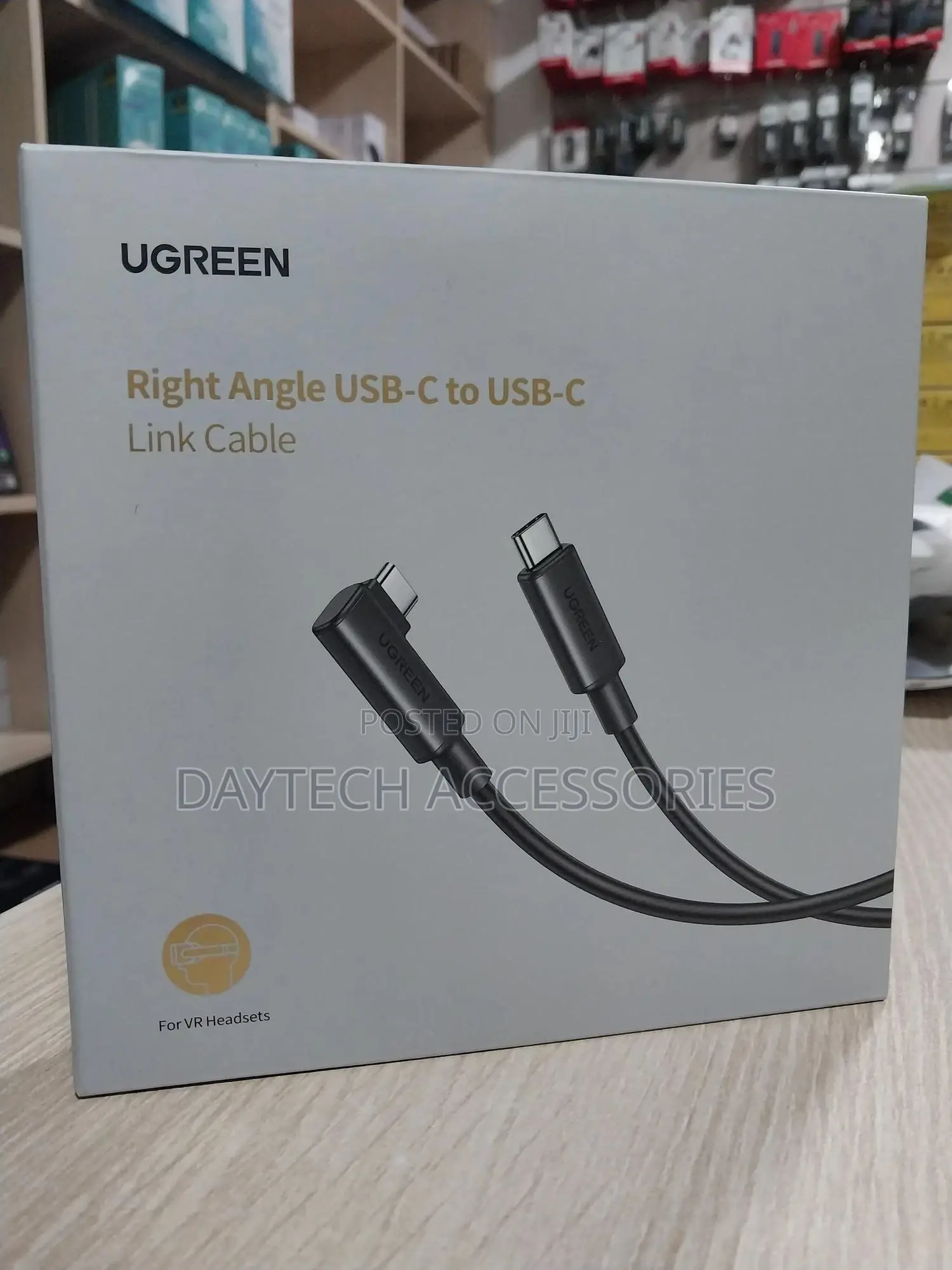Ugreen Right Angle Usb-C to Usb-C Link Cable 5m (Black)