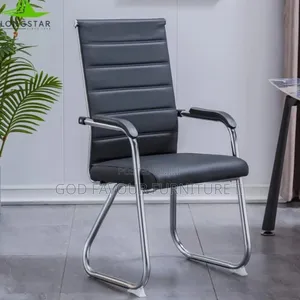 Quality Black Office Chair/Waiting Chair With Armrests Yf8k