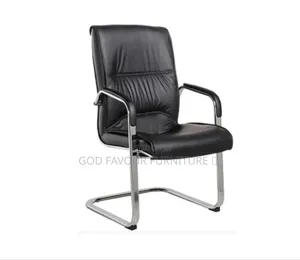 Generic Stable Black Office Chair/Waiting Chair Yf4r