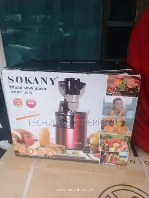 Sokany (Je-25) Slow Juicer With 300 Watts 