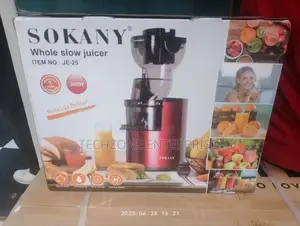 300 Watts Sokany Slow Juicer With Low Speed Technology 