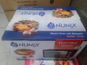 Nunix E40-R 40l Rotisserie Oven With 4 Knobs Settings