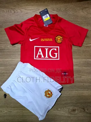 Manchester United Aig Kids Jersey.