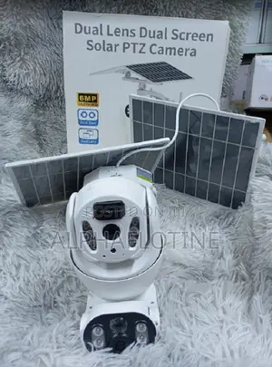 4g Ubox Dual Lens 6mp Solar Energyptz Outdoor Camera Simslot