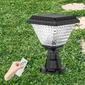 Large Battery Pillar Post or Compound Outdoor Solar Light