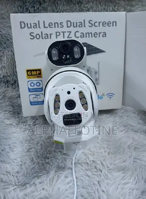 High-Resol" 6mp Imagingubox Dual Lens Dual Screen Solar PTZ