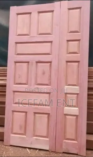 Mahogany Panel Double Door/Mahogany Solid Door