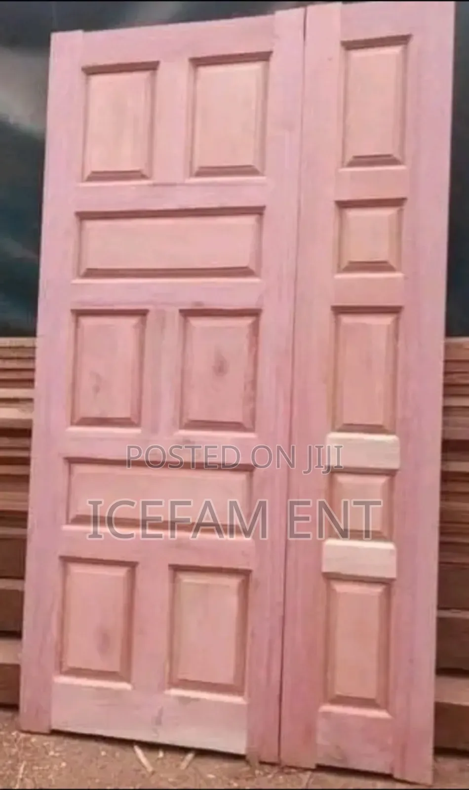 Mahogany Panel Double Door/Mahogany Solid Door