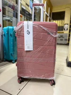 Peach Color Large Size Luggage Rubber Suitcase 25kgs