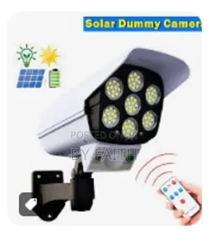 Motion Detector Dummy Fake CCTV Camera Solar Light