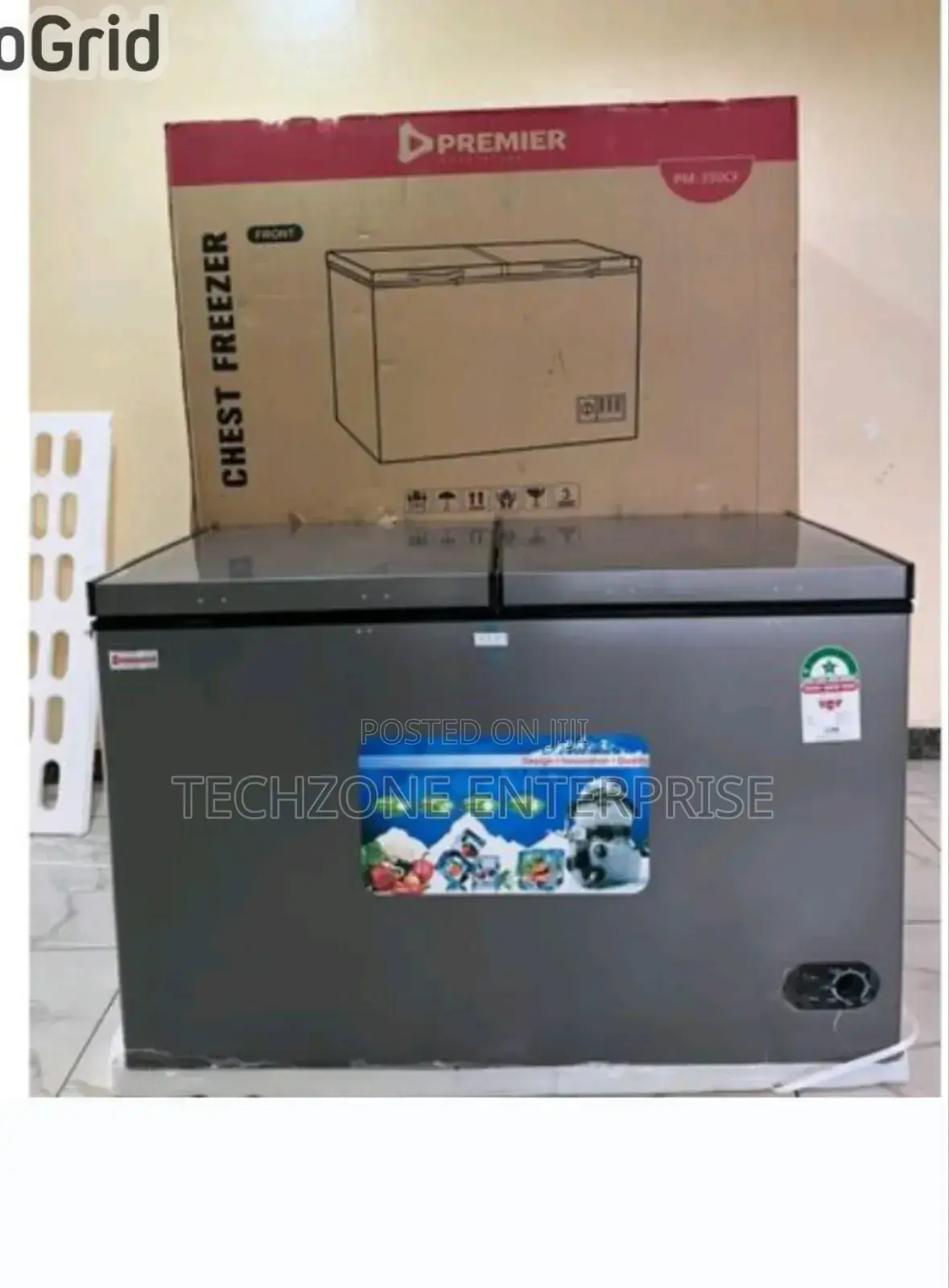 Premier Super 350l Chest Freezer With Temp Control 
