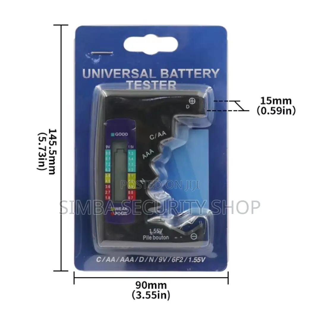 Universal Digital Battery Tester Bt-886 Portable LCD Voltage