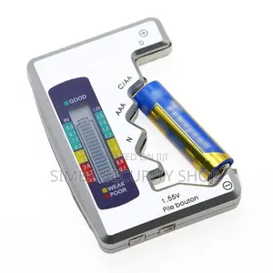 Digital Battery Tester Meter Voltage Measurer Analyzer Gift