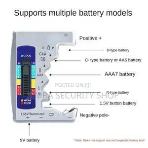 Digital Battery Tester Meter Voltage Measurer Analyzer Gift