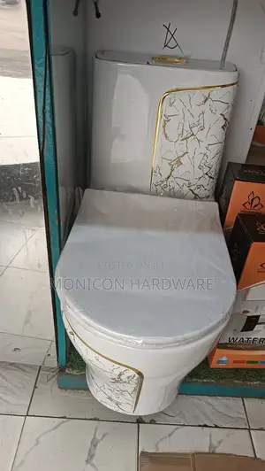 Water Closet Gold and White(Frencia)