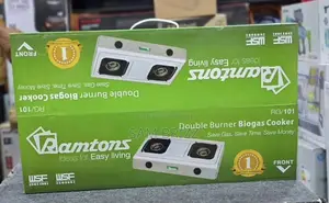 Ramtons Double Burner Biogas Cooker