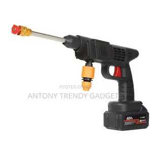 Cordless High Pressure Car Washer Spray Water Gun Portable