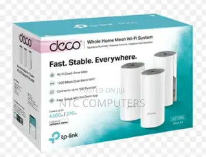 Tp-Link Deco E4 Ac1200 Home Mesh Wi-Fi System - 3 Pack