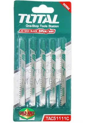 Total Tac51111c Jig Saw Blade for Wood 5pcs