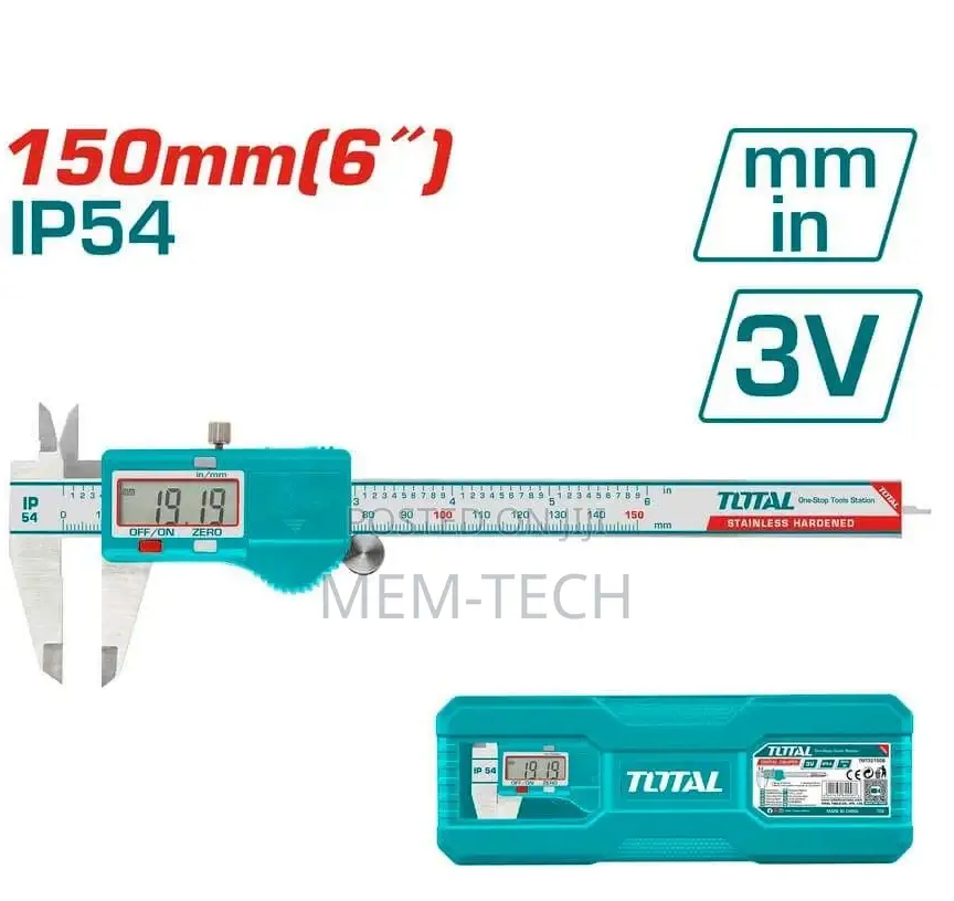 Total Tmt321506 Digital Caliper
Range:0-150mm
