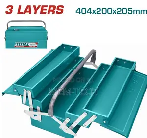 Total Tht10702 Tool Box
Size:404*200*205mm
3 Layers