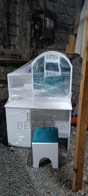 Sliding Dressing Mirror White Colour