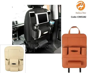 1pc Leather Seat Organizers in Black ,Grey,Baije,Brown Color