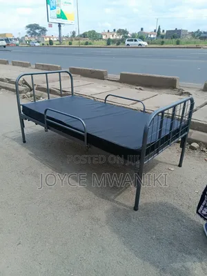 Hospital Bed, With Black Mackintosh