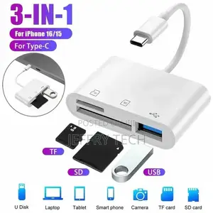 Usb-C to Usb Card Reader With Sd/Microsd Slots – Compatible