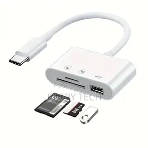 Usb-C to Usb Card Reader With Sd/Microsd Slots – Compatible