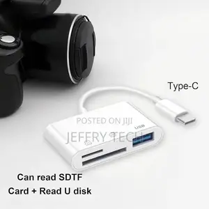 Usb-C to Usb Card Reader With Sd/Microsd Slots – Compatible