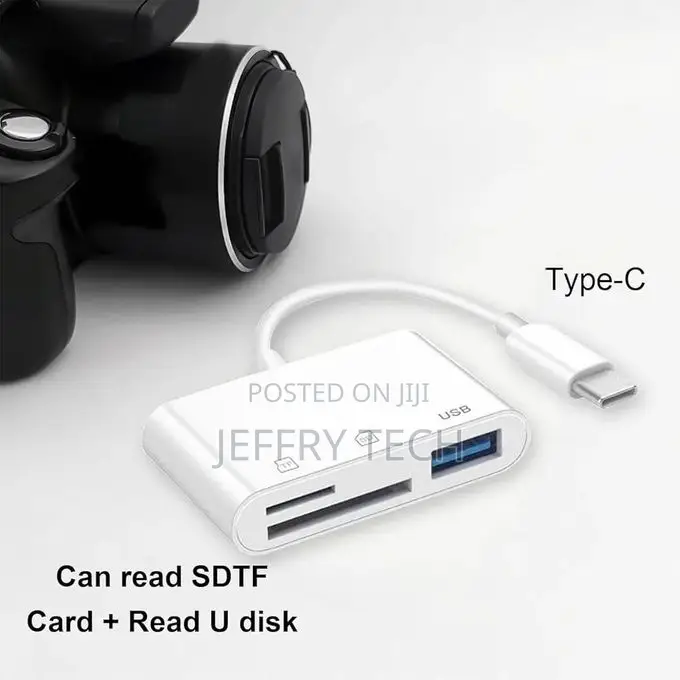 Usb-C to Usb Card Reader With Sd/Microsd Slots – Compatible