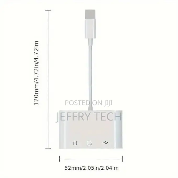 Usb-C to Usb Card Reader With Sd/Microsd Slots – Compatible
