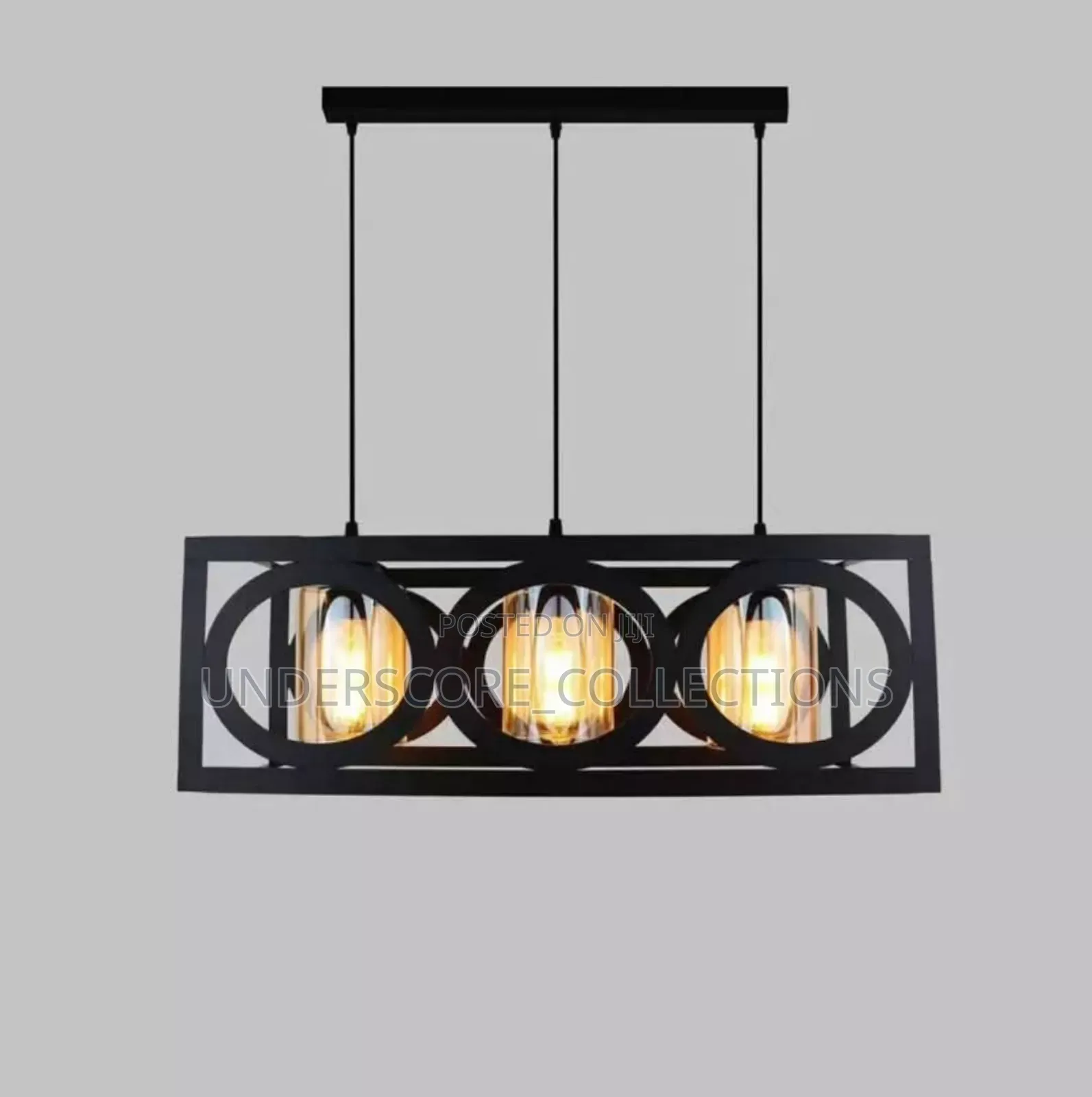 Three Piece Pendant Light Bulbs