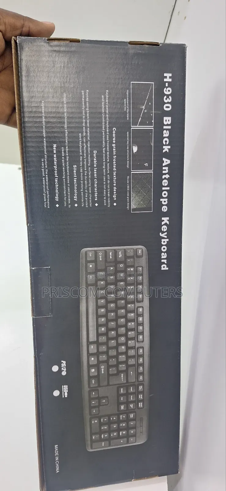 H-930 Black Antelope Computer Wired Keyboard