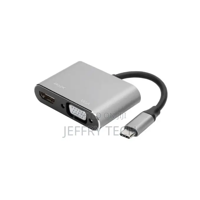 Adapter Typec Hub to Vga Hdmi Dvi Displayport/3.1 Ether