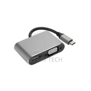 Adapter Typec Hub to Vga Hdmi Dvi Displayport/3.1 Ether