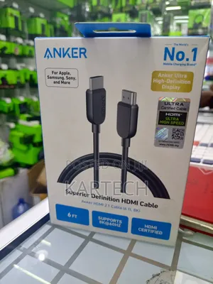 Anker Hdmi 2-in-1 Cable 6ft Superior Definition