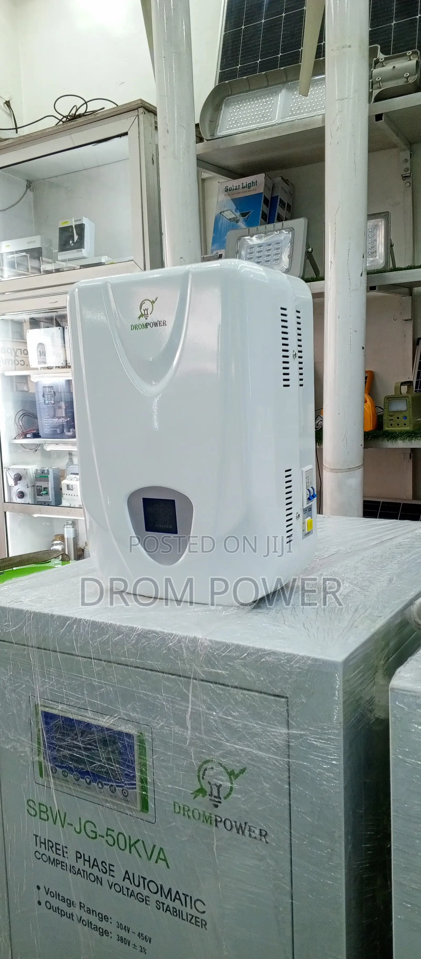 Drom Power Wall Mount Voltage Stabilizer 10kw Single Phase