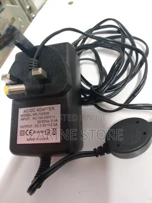 Ac-Dc Adaptor Input Ac 100-240v, 0.4a Output: Dc 7.5v 2.0a